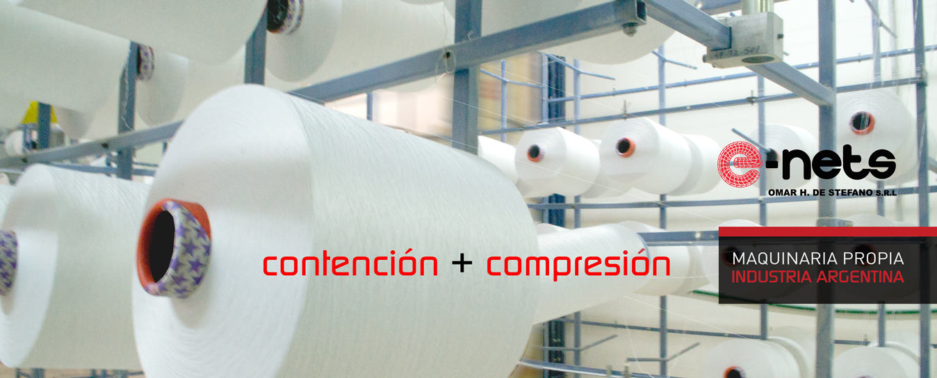 Producción propia de mallas elásticas, Industria Argentina.